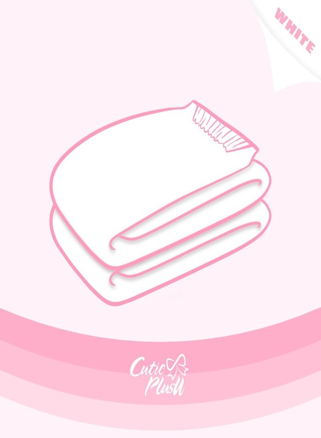 CutiePlusU Adult Diapers Heavy Absorption Dry Surface Disposable Adult Diaper All Night-White 2 Pieces (Medium 28"-38") - Image 5